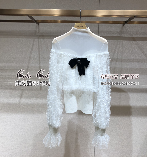 Special cabinet Zhuoja 2019 autumn new knitted blouse L8400101 ¥ 6280