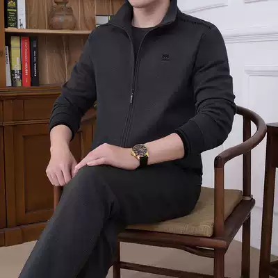 Dad autumn suit two-piece middle-aged and elderly men's clothes sports suit middle-aged casual sportswear men's spring and autumn