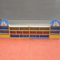 Kindergarten toy cabinet locker packing cabinet Combination toy cabinet Jingle cat cartoon toy storage cabinet