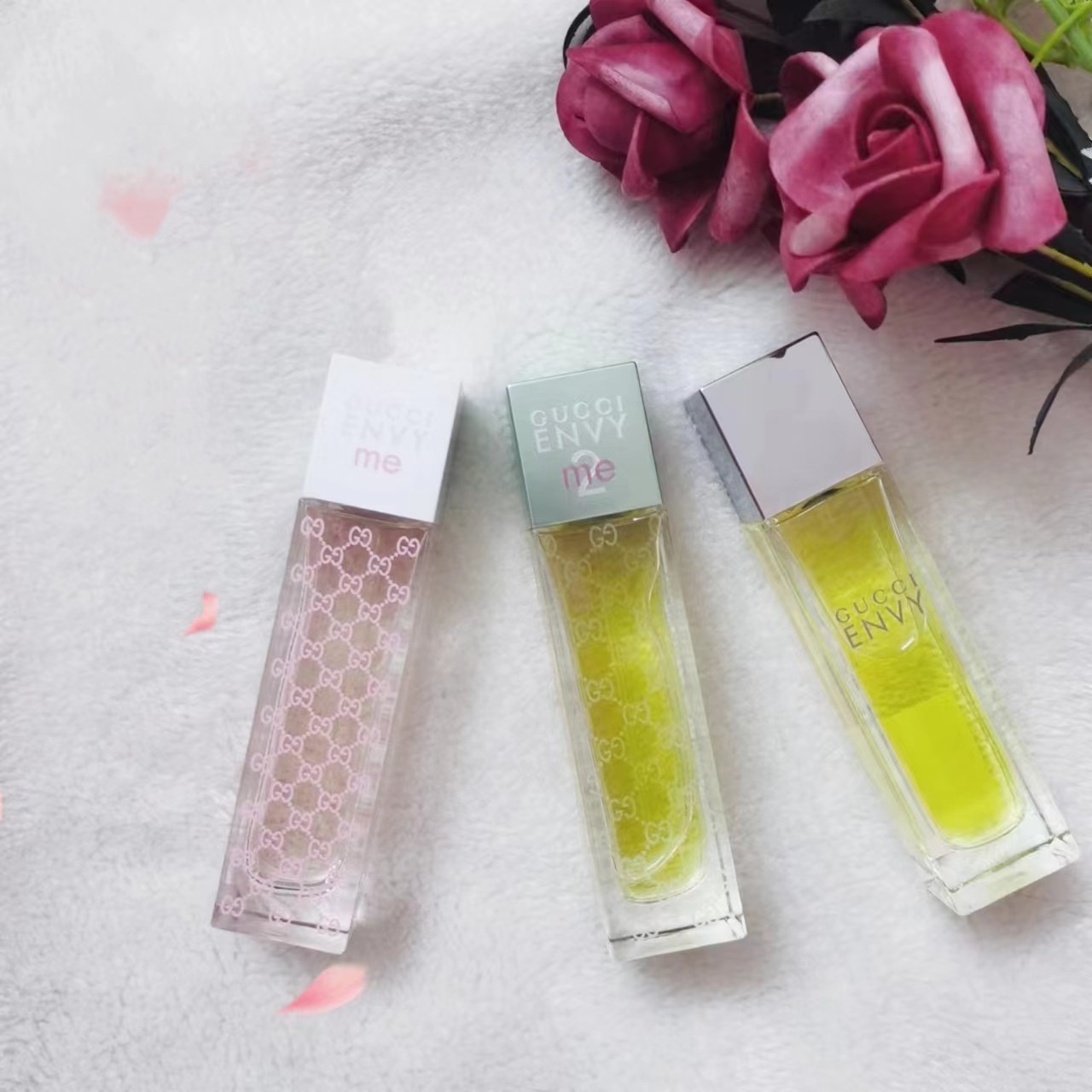 精准解析Gucci ENVY Me香水系列：小样中的气味科学_香水_淘宝美妆网
