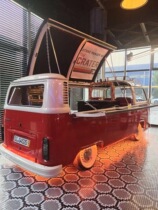 Retro beer take-out car classic car custom modified coffee camper craft beer stall equipment