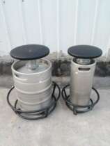 Bar restaurant beer barrel transformation bar stool personalized custom beer barrel stainless steel seat