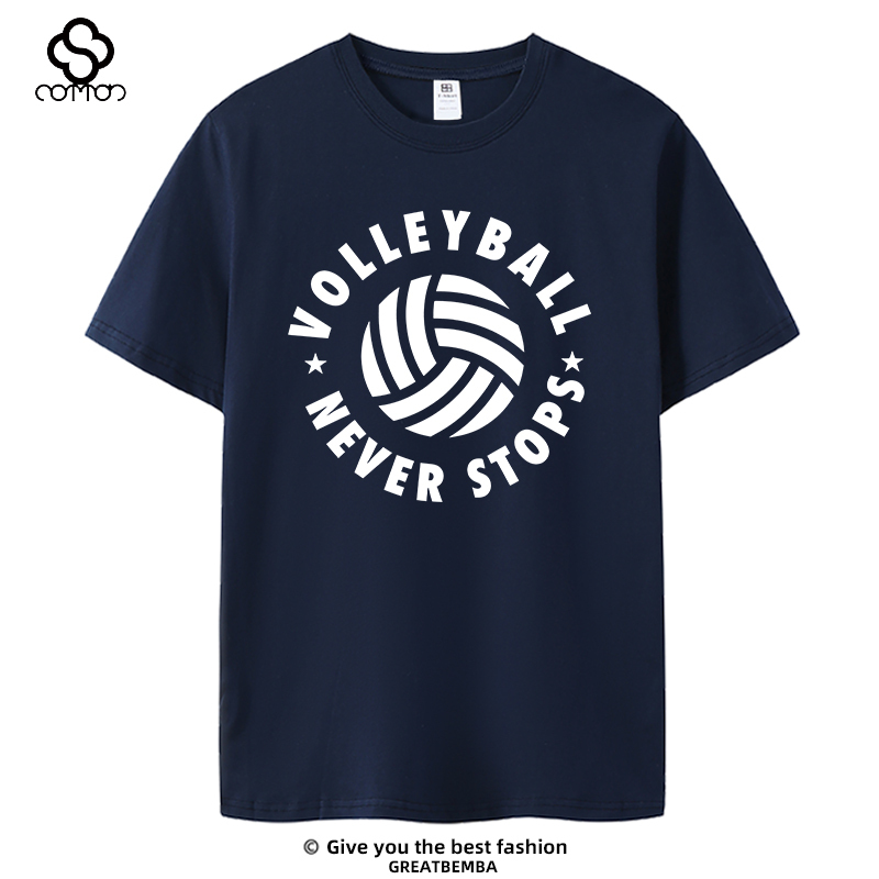 Summer Volleyball T-Shirt Training Cultural Shirt Casual Sports Team Volleyball Short-Sleeved Large Size Zhu Ting Volleyball