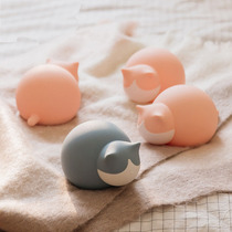 Cute Kitty creative silicone hot water bag mini portable small explosion-proof water injection warm water bag warm hand treasure