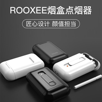 ROOXEE creative cigarette case cigarette lighter fashion portable lighter cigarette case for boyfriend men personality gift