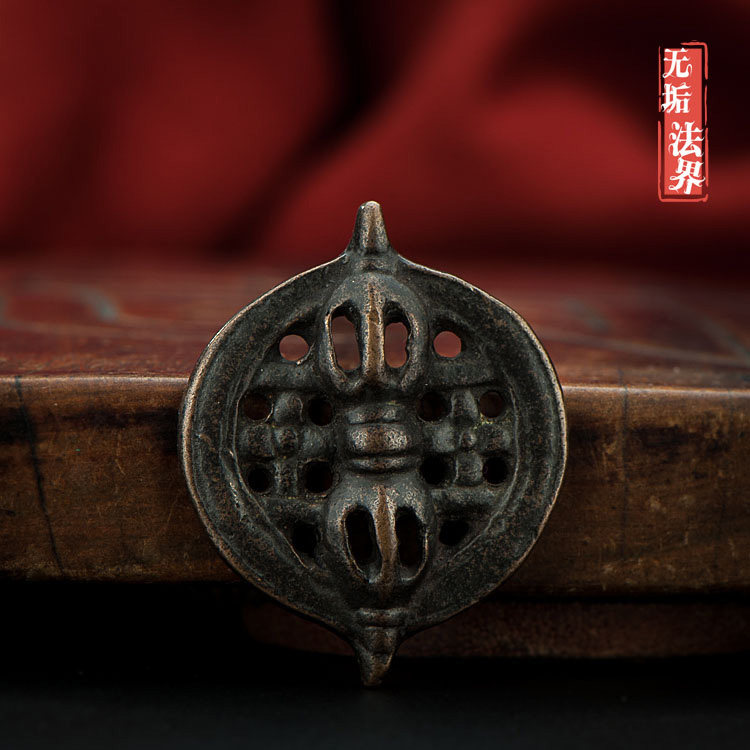 Tibetan old Tibetan Fengyu Golden Golden Zushu Totem Tianxi Totem Meteorian Pending Part