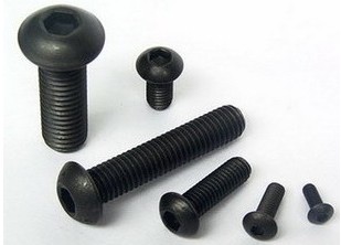 M4 high strength 10 9 grade hair black semicircular head disc head hexagonal screw bolt length 6-50