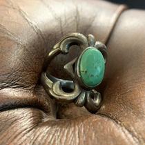 GOROS Goro Takahashi Early Old Turquoise Lily Ring Day Code 14 Rare goros