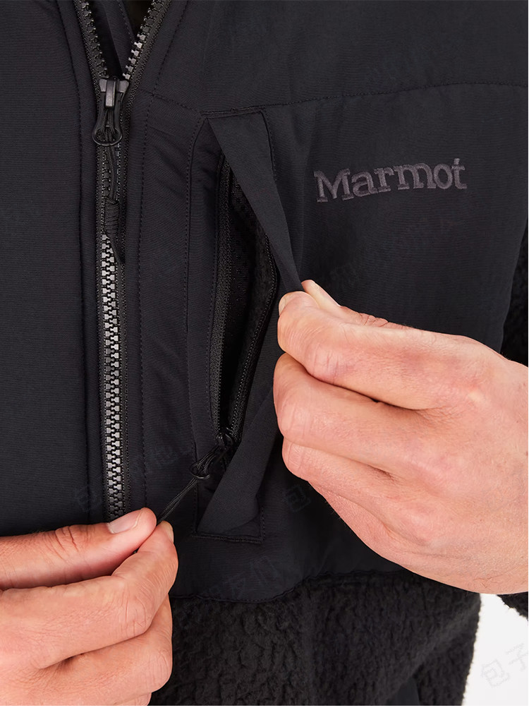 Marmot Earth Mouse Wiley мужской кашемир шерсть куртка Polartec на открытом воздухе теплый воздухопроницаемый 