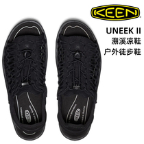 Keen Cohen UNEEK II mens outdoor sandals river shoes rope-woven one-leg beach shoes non-slip summer hiking