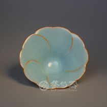 Tea and equipment Taiwan Baicai Kiln Ru kiln second generation pink Morning Glory Cup horn bucket hat hat Cup Tea Cup BR-189BX