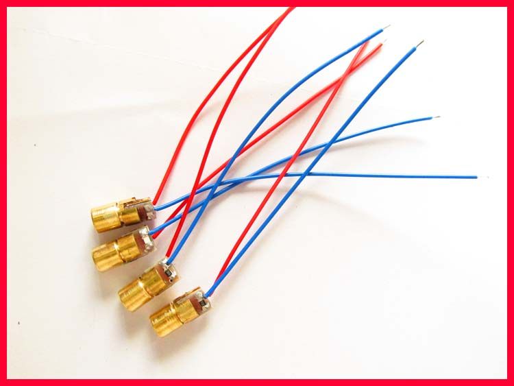 激光头3-5V通用 激光管 激光发射头 二极管 红色点状半导体激光管