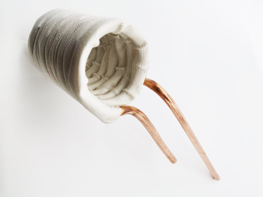 Induction heating coil Induction heating copper tube 6mm quenching tapless heating head DIY ZVS coil 7