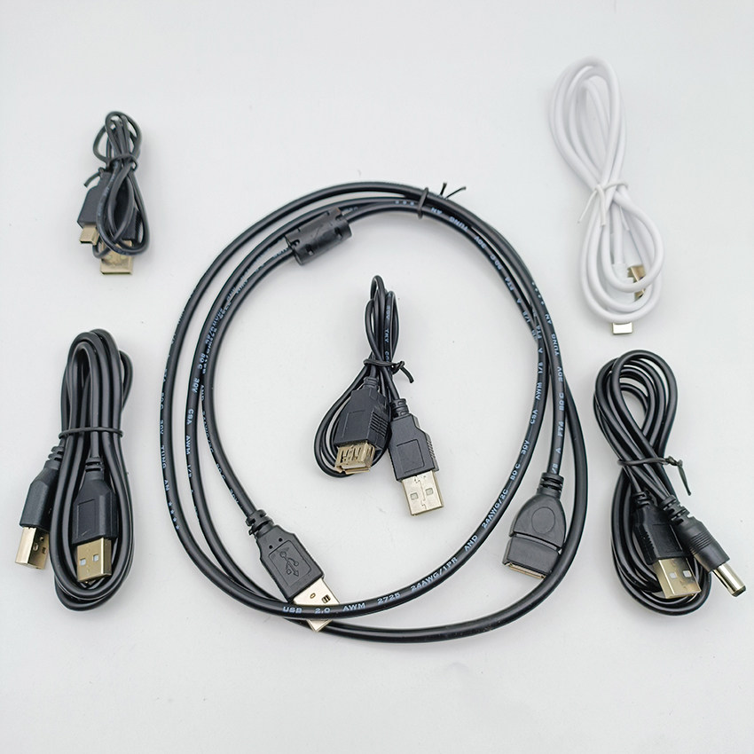 USB公对公 公对母 USB转DC005转接线TYPE-C DC005 迷你  mini