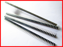 Row seat 2 54mm 40p single row round hole IC seat crystal seat digital tube seat round row mother