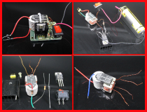 Inverter boost high voltage generator Arc smoke igniter Coil module 15KV high frequency high voltage transformer