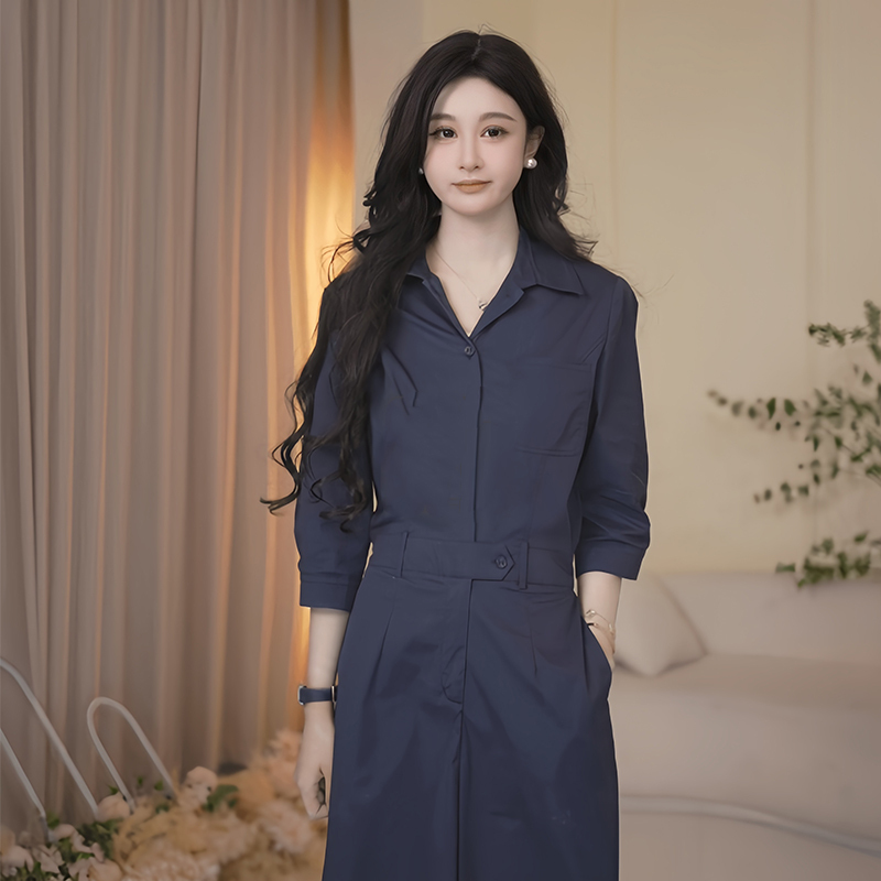 Basic House Baijiahao Designer High-End Casual Versatile Workwear Jumpsuit B0183B63282
