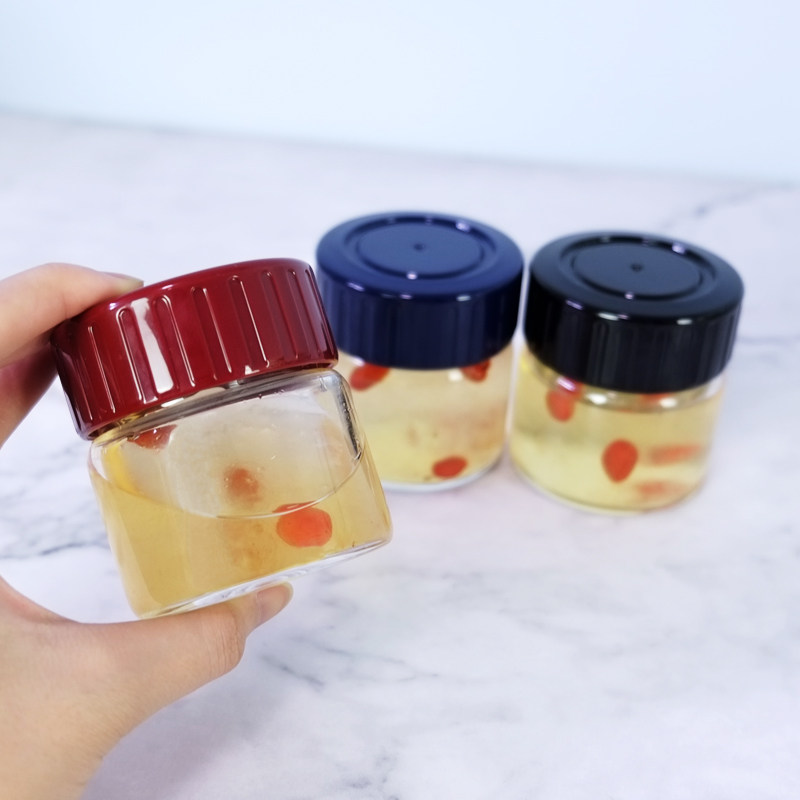 Bird's nest bottle sub-packed bird's nest cup high temperature glass sealed jar household with lid bottle food-grade fresh-keeping portable