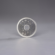 2 5 cm too Upper Laojun pure silver to be paid to win the money stone Sparrow goldmans retro Silver coin