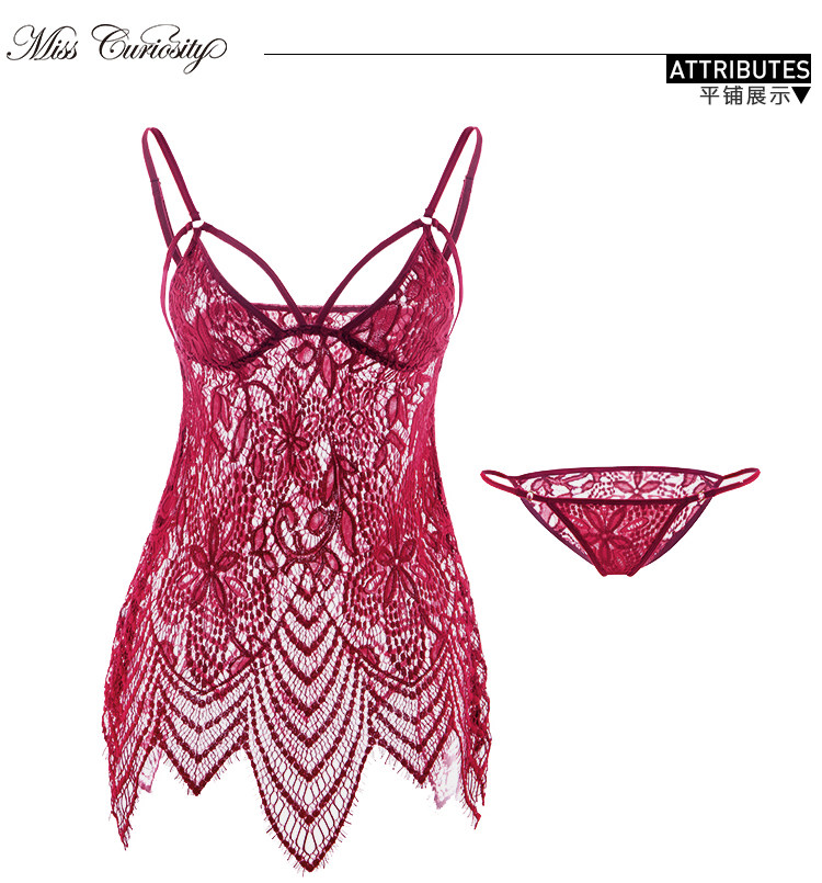 Imported Sleeping One Piece Missy Sexy Red Ray