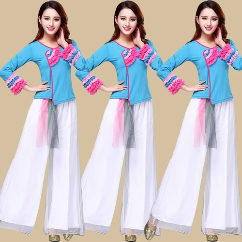 Осенний демисезонный комплект, лонгслив для пожилых людей, костюм, штаны, для среднего возраста