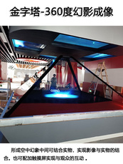 Специальное стекло 360度金字塔幻影成像四面倒三角45度全息投影裸眼3d立体反射玻璃