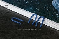 Темно -синий одиночный -дыра U -обработка подвески