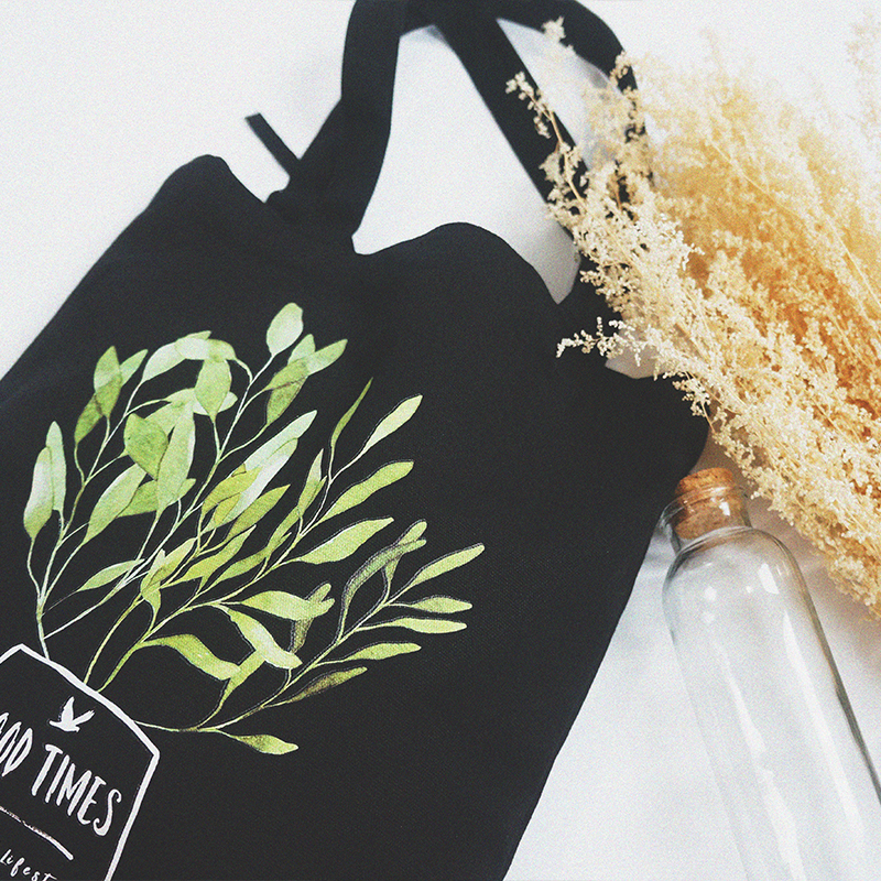 Daydream long ins canvas bag chic super hot Korean women's single shoulder Messenger portable ulzzang Harajuku shopping bag