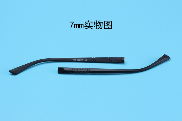 TR90 thép carbon vonfram kính chân gương chân kính chân chân phụ kiện mắt răng duy nhất 1.2mm1.5mm kích thước hoàn chỉnh