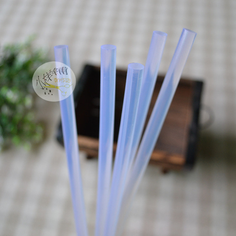 Super adhesive hot melt glue stick white transparent rubber strip applicator