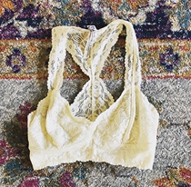 Special spot Free People without steel ring underwear soft lace I-shaped vest girl comfortable bra