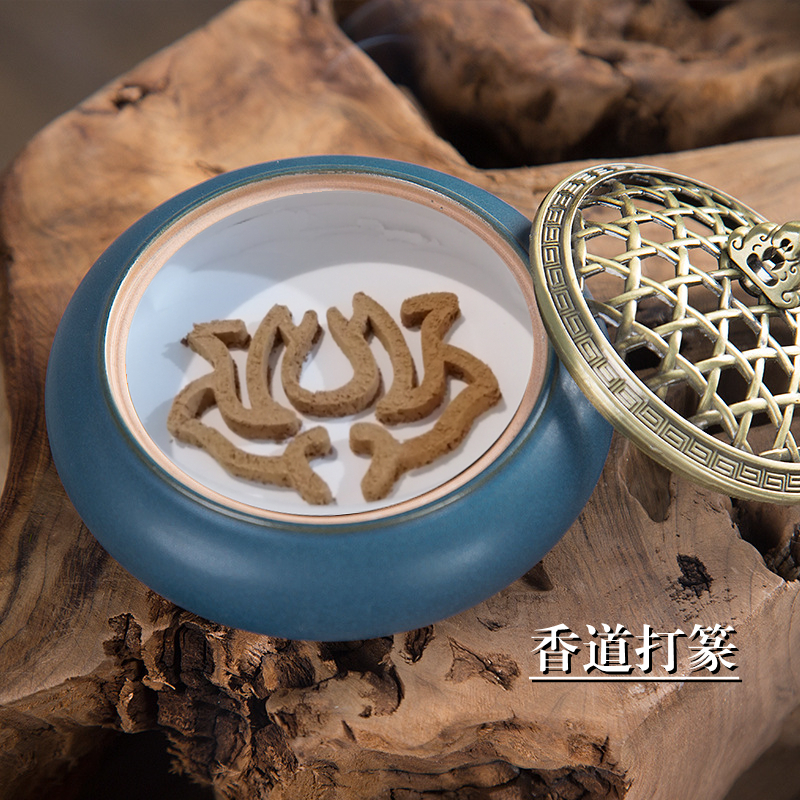 Xiangdo set Incense Road entrance supplies utensils pure copper scented seal to Topaz incense incense Incense equipment factory direct price