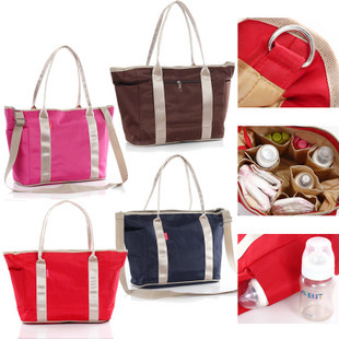 Special offer fashionable multifunctional crossbody mommy bag mommy bag mommy bag handbag maternity bag can be crossbody