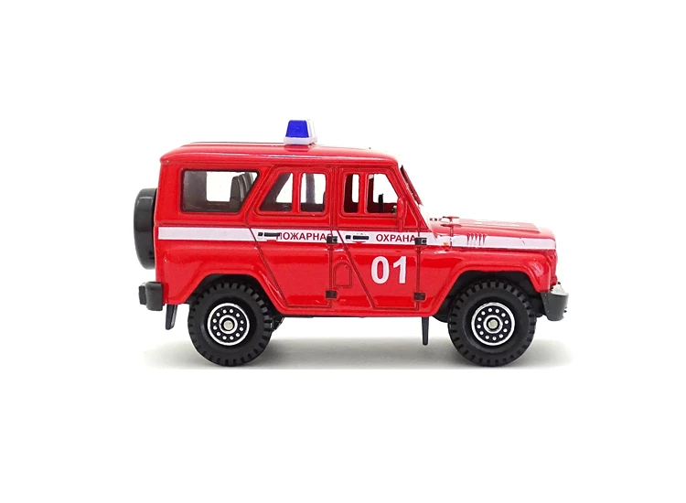 SUV, полицейская машина, модель автомобиля, масштаб 1:60, Россия, пожарная машина