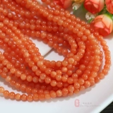 Натуральное красное украшение-шарик из нефрита, бусины, браслет, ожерелье, аксессуары, 4-12мм