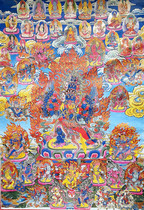 Yongzhong original teaching Thangka Geguo original Zun Wachingge Kuo Bronzing printing brocade mounted original teaching Thangka