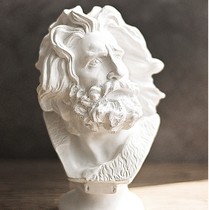 Wei character and Venus pirate Two resin plaster sculpture ornaments Home decoration gift Sketch painting