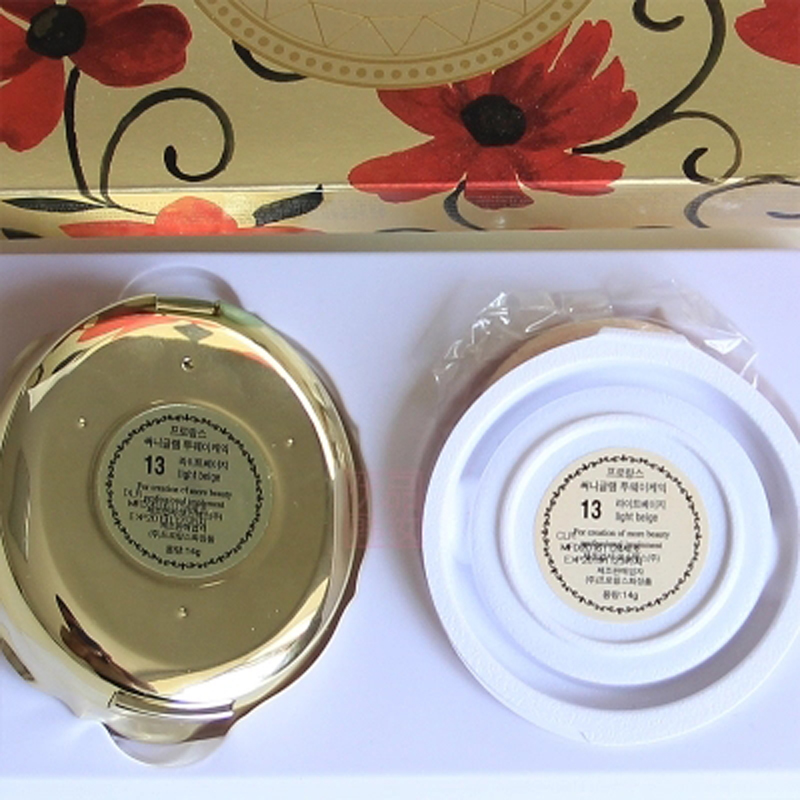 Authentic Hàn Quốc prorance Florentine BB phấn trang điểm bột phấn lõi phấn phồng sử dụng kép - Bột nén phấn phủ cho da khô
