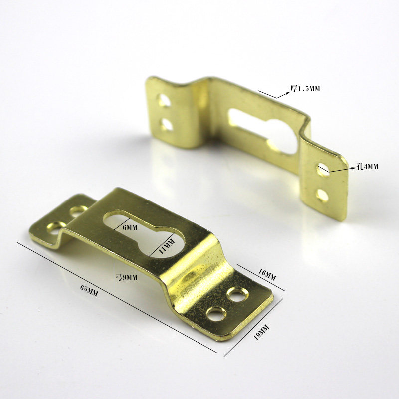 Cross Stitch Photo Frame Accessories Hardware Hook Photo Frame Picture Frame Thickening Four Eyes Four Holes Large Dark Hanging Four Holes Big Picture Hook