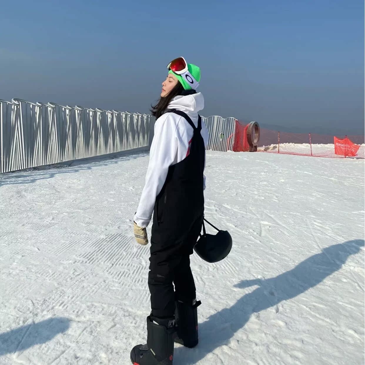Long white Mountain ski suit rental VOLCOM OUTDOOR SKI Baby Bag Pants Men and women Veneer Double Board Tide Card Waterproof