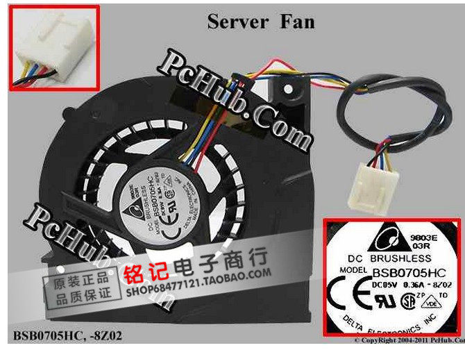 Original brand new BSB0705HC-8Z02 5V 0 36A 36A fan