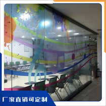  Custom transparent glass stickers imported and domestic 3M electrostatic stickers ultra-transparent material UV high-definition spray can be sprayed white