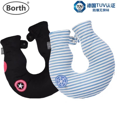 Borth men's and women's adult hot water bottle hot compress to warm neck artifact warm water bag to protect cervical vertebrae shoulder U-shaped water injection