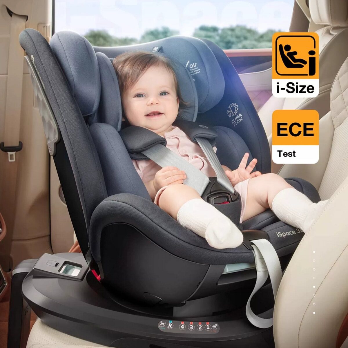 MAXI COSI Maible 0-7 years old 360 Rotation Child Safety Chair newborn baby Car carrying baby chair-Taobao