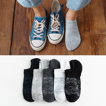 Short socks Mens autumn socks Mens low-top short tube shallow mouth mens socks deodorant and sweat-absorbing Korean version of Japanese tide ins cotton socks