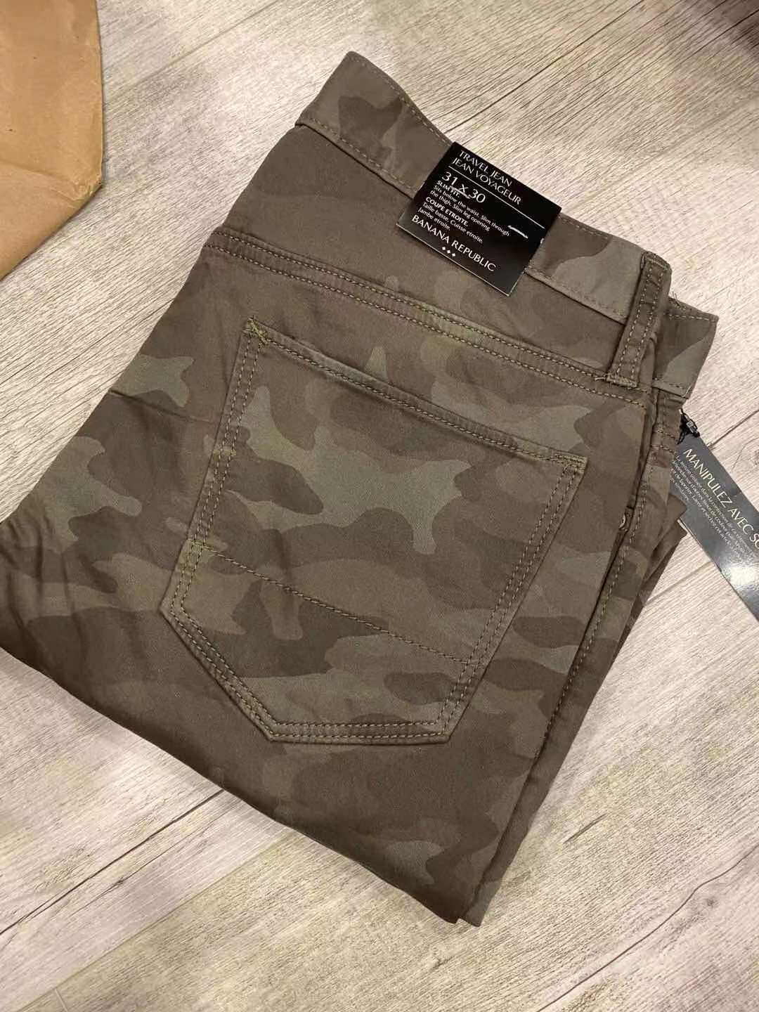 Canada Straight Mail Banana Banana Republic Men's Pure Cotton Casual Pants Straight Barrel Long Pants