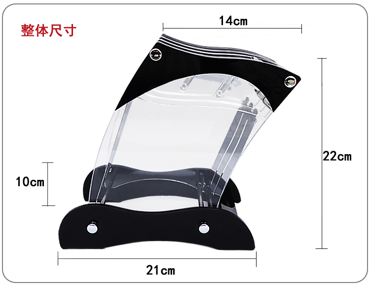 Nhà bếp sáng tạo Acrylic Chủ dao Dao Dụng cụ nhà bếp Nhà bếp Giá bếp Lưu trữ nhà bếp Giá - Phòng bếp kệ đựng gia vị thông minh