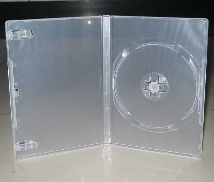High-quality disc case Transparent DVD case White DVD case (single piece)