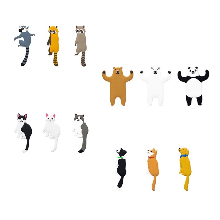 Japanese Cartoon Animal Hooks, Fun and Creative Home Hooks, Kitchen and Bathroom No-Drill Strong Adhesive Hooks Japanese Cartoon Animal Hooks, Fun and Creative Home Hooks, Kitchen and Bathroom No-Drill Strong Adhesive Hooks