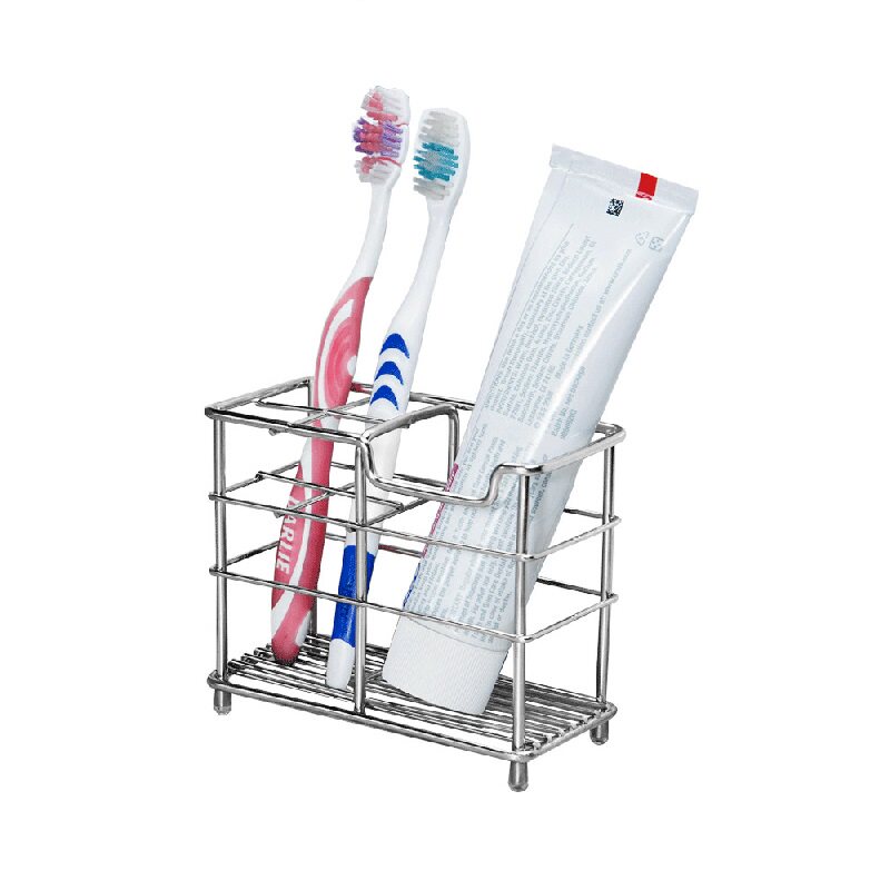 Exit Bathroom Creative Stainless Steel Toothbrush Holder Toothpaste Holder Dental holder Shelf Shelf shelf 